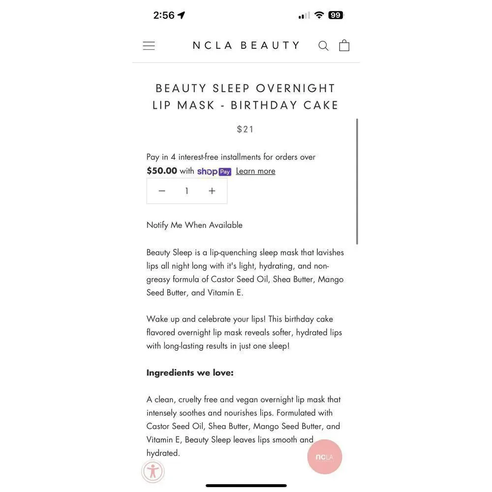 NCLA Beauty new box
